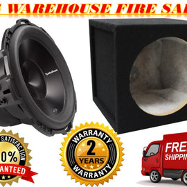Rockford Fosgate P3D4-10 10" 1000 Watts Subwoofer + Absolute SS10 Sealed Box