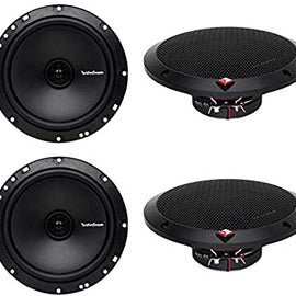 2 Pair Rockford Prime R1675X2 Speaker <BR/> 180W Peak 6-3/4" 2-Way PRIME Series Coaxial Car Speakers