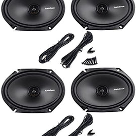 2 Pair Rockford Fosgate R168X2 Prime<BR/> 220W Max (110W RMS) 6" x 8" 2-Way PRIME Series Coaxial Car Speakers