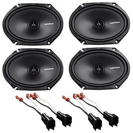 Rockford Fosgate 6x8" Front+Rear Factory Speaker Replacement Kit For 2007 Ford Mustang