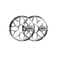 Cerwin Vega SM10FGB RPM Stroker 10" Flush Mount Speaker Grill, Pair (Brushed Aluminum/Black)