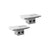 Cerwin Vega RPMFMCWHT RPM Flat Mount Bracket For Surface/Deck Mount (White)