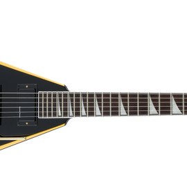 Jackson X Series Rhoads RRX24, Laurel Fingerboard, Black with Yellow Bevels