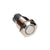 Race Sport Lighting RS-2P16MM-LEDW 16mm LED 2-Position On/Off Switch (White) - Chrome Finish