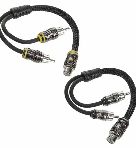Cerwin Vega RSY2M STROKER Series 1 Female To 2 Male RCA Y Splitter Pair