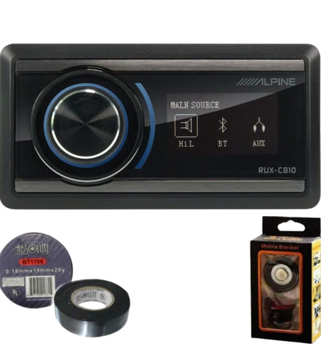 Alpine RUX-C810 Status HDP-D90 Digital Sound Processor and Amplifier Controller Bundle