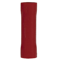 Install Bay RVBC8 Red Vinyl Butt Connector 8 Gauge Package of 100