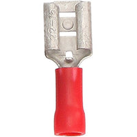 Install Bay RVFD250 Red Vinyl Female Quick Disconnect 22-18 Gauge .250