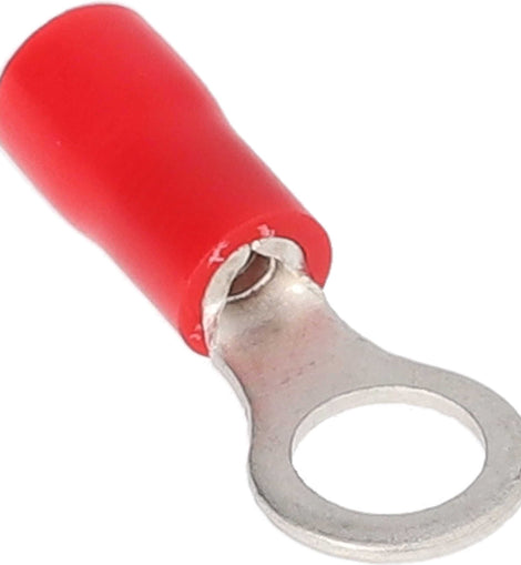 Install Bay RVRT6 Red Vinyl Ring Terminal 22-18 Gauge #6 - Package of 100