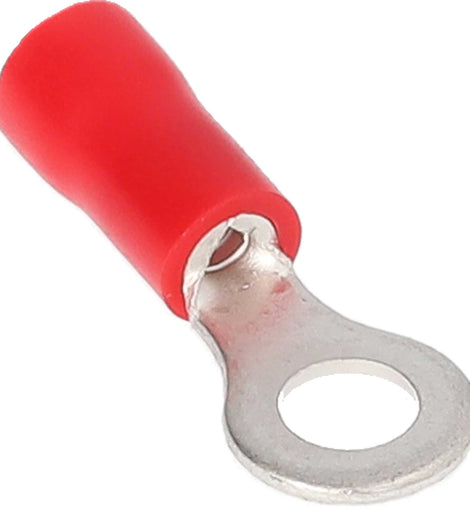 Install Bay RVRT8 Red Vinyl Ring Terminal 22-18 Gauge #8 - Package of 100