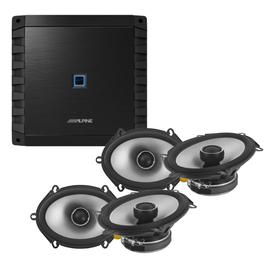 Alpine S2-A36F 4CH Amplifier 90W x 4+ 2 S2-S68 S-Series 6x8"