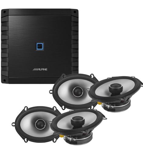 Alpine S2-A36F 4CH Amplifier 90W x 4+ 2 S2-S68 S-Series 6x8