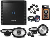 Alpine S2-S65C 6.5" Component, S2-S69 6x9" Speaker, S2-A36F Amplifier & PAK1
