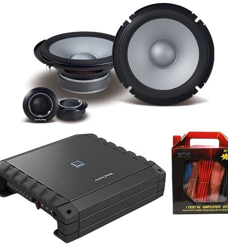 Alpine S2-A36F 4Ch Amplifier + S2-S65C 6.5