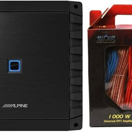 Alpine S2-A36F S-Series Class-D 4-Channel Car Amplifier & KIT8 AMP Kit