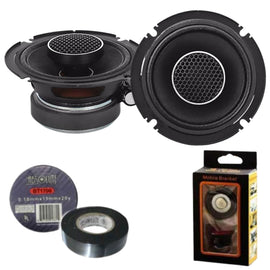 Alpine S2-S30 S-Series 3" Coaxial 2-Way Speakers, Pair Bundle