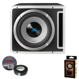 Alpine S2-SB12V 12" Halo S-Series Preloaded Subwoofer Ported Enclosure with ProLink Bundle