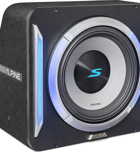 Alpine S2-SB12 PrismaLink™ S2-Series sealed subwoofer enclosure with 12