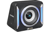 Alpine S2-SB8 PrismaLink™ S2-Series sealed subwoofer enclosure with 8" subwoofer and RGB lighting