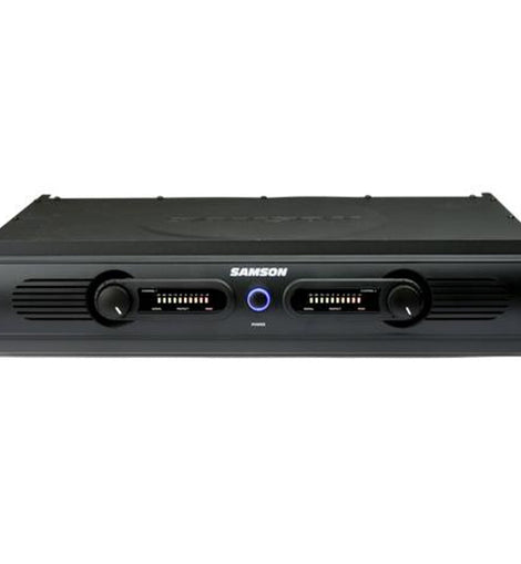 Samson SA200 2-Channel 200W Class A/B Power Amplifier (2 RU)