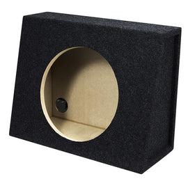 Absolute SAG-10 Angle Single 10" Shallow Mount Truck/Car Subwoofer Enclosure Box