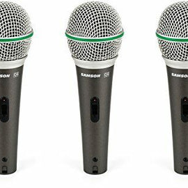 Samson SAQ6CL3P Q6 Dynamic Microphone (3-pack)