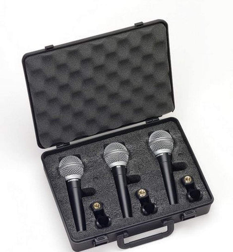 Samson SAR21 Dynamic Vocal Microphone - 3-Pack with Case