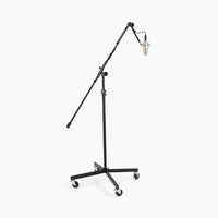 On-Stage SB96 Tripod Studio Mic Boom with 7" Mini Boom Extension and Casters