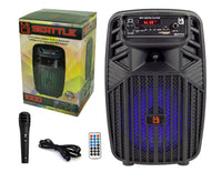 MR DJ SEATTLE 6.5" Portable Active Speaker With Rechargeable Battery 1000W