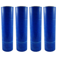 Absolute USA 4 BLUE 18"x 1500 SQ FT Roll 80 Gauge Thick Stretch Packing Wrap Pallet Shrink Film