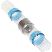Install Bay SHSBBC-50 Heat Shrink Blue Butt Connector w/Solder 16/14 GA - 50pk