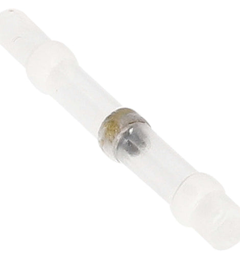 Install Bay SHSWBC-50 Heat Shrink White Butt Connector w/Solder 26/24 GA - 50pk