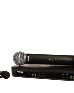 Shure BLX1288/W85-H10 BLX Dual Combo System With WL185 And SM58 H10