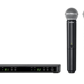 Shure BLX288/SM58 Dual SM58 Handheld Wireless System Group H10