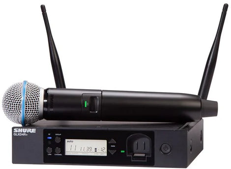 Shure GLXD24R Dual Band Vocal Wireless Handheld System with BETA58A