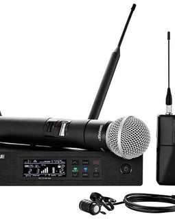 Shure QLXD124/85 Handheld and Lavalier Combo Wireless Mic System