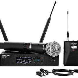 Shure QLXD124/85 Handheld and Lavalier Combo Wireless Mic System