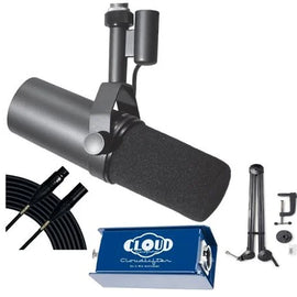 Shure SM7B Dynamic Mic With Cloudlifter CL-1 And Samson MBA38 Bundle