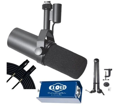 Shure SM7B Cardioid Dynamic Microphone With Cloudlifter CL-1 Bundle
