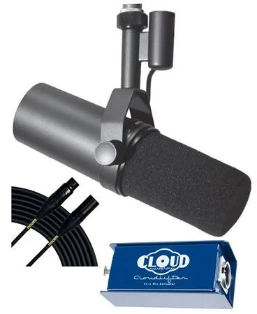 Shure SM7B Cardioid Dynamic Microphone With Cloudlifter CL-1 Bundle