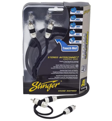 Stinger SI8220 20FT 2 Channel Triple Shielded Interconnect Cable