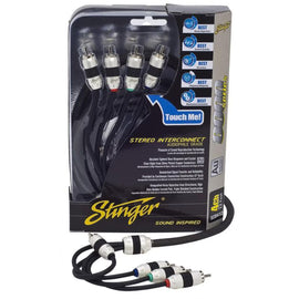 Stinger SI8412 12FT 4 Channel Triple Shielded Interconnect Cable
