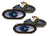 2 Pairs Sky Audio SK4109 4x10" 3 Way 350W Coaxil Car Speakers