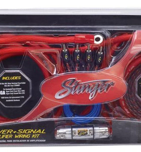 Stinger SK4641 4 Gauge Amplifier Wiring Installation Kit 100% oxygen-free Copper