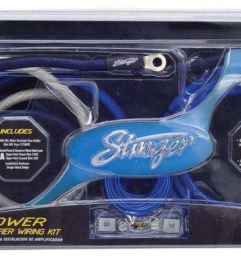 Stinger SK6241 4 Gauge 6000 Series Power Amplifier Installation Kit 100% oxygen-free Copper