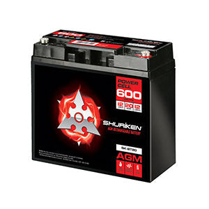 Shuriken SK-BT20 12V High Performance AGM Power Cell Battery for Systems Up To 600 Watts