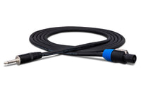 Hosa Pro SKT-405Q Speaker Cable REAN Loudspeaker to 1/4" TS 5 foot