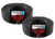 2 American Terminal SL18 High Quality 100' Feet 1/8' Split Loom Wire Tubing Black