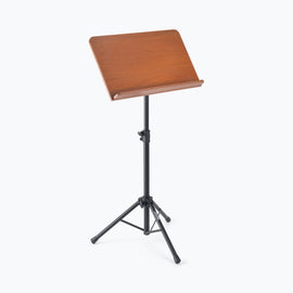 On-Stage SM7312W Music Stand w/ Wide Rosewood Bookplate