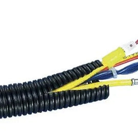 10 Patron SLT34 100 Feet 3/4' Split Loom Wire Tubing Black for Various Automotive, Home, Marine, Industrial Wiring Applications, Etc.